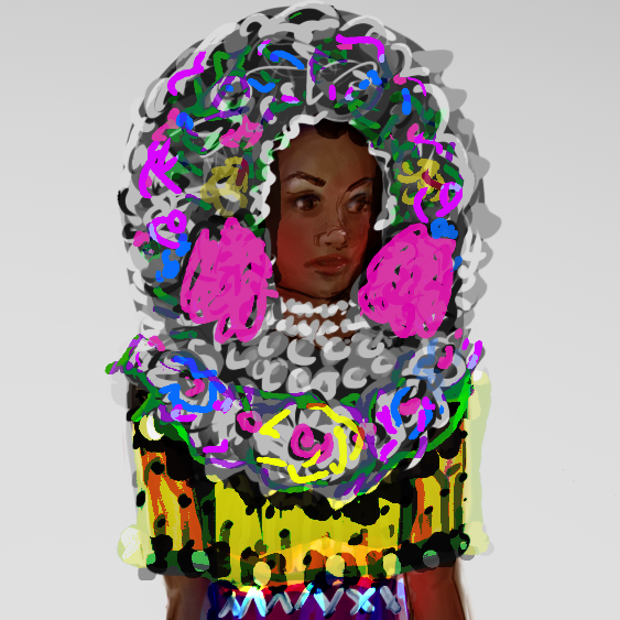 Polk-African Inspired Ballet Flowers